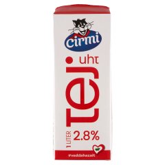 Cirmi UHT félzsíros tej 2,8% 1 l