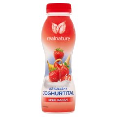 Real Nature ProXY eper-banán ízű zsírszegény joghurtital 250 g