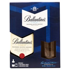Ballantine\'s Finest skót whisky 40% 700 ml + pohár