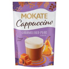 Mokate Cappuccino karamellizált körte ízű instant kávéitalpor 110 g