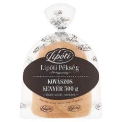 Lipóti készre sütött, szeletelt kovászos kenyér 500 g