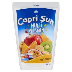 Capri-Sun Multivitamin vegyes gyümölcsital cukorral és édesítőszerrel 200 ml