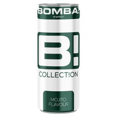 BOMBA! Collection hőkezelt, koffeintartalmú, szénsavas ital cukorral és édesítőszerekkel 250 ml