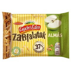 Győri Édes Zabfalatok almás, zabpelyhes, omlós keksz 44 g 