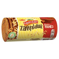 Győri Édes Zabfalatok fahéjas, zabpelyhes, omlós keksz 188 g