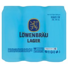 Löwenbrau világos sör 4% 6 x 0,5 l 