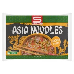 S-Budget Asia Noodles csirkehús ízű instant tészta ízesítő keverékkel 90 g