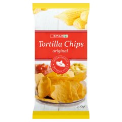 SPAR Tortilla Chips gluténmentes sós kukoricás snack 200 g