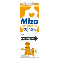 Mizo UHT zsírszegény, laktózmentes tej 1,5% 1 l