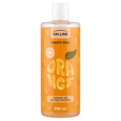 On Line Fruity Shot Orange frissítő tusfürdő 390 ml