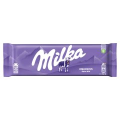 Milka alpesi tej felhasználásával készült tejcsokoládé 250 g