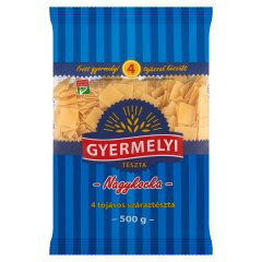 Gyermelyi nagykocka 4 tojásos száraztészta 500 g