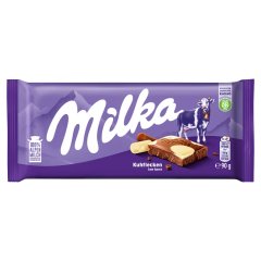 Milka alpesi tej felhasználásával készült tejcsokoládé fehér csokoládéval 90 g