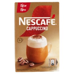 NESCAFÉ Cappuccino azonnal oldódó kávéspecialitás 8 x 13,5 g (108 g)