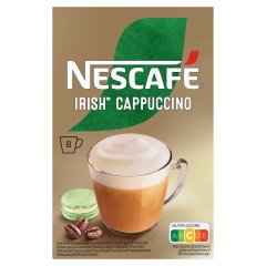 NESCAFÉ Irish Cappuccino likőr ízű azonnal oldódó kávéspecialitás 8 x 14 g (112 g)