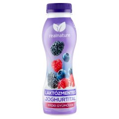 Real Nature laktózmentes erdei gyümölcs joghurtital 300 g