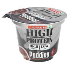 SPAR High Protein fehérjében gazdag csokoládé ízű puding édesítőszerrel 200 g