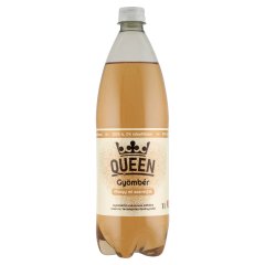 Queen Gyömbér gyömbérízű szénsavas üdítőital cukorral, természetes ásványvízből 1 l