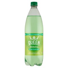 Queen zöldalmaízű szénsavas üdítőital cukorral, természetes ásványvízből 1 l