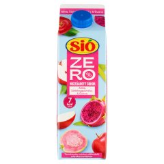 Sió Zero% hozzáadott cukor alma-sárkánygyümölcs-guava gyümölcsital 1 l