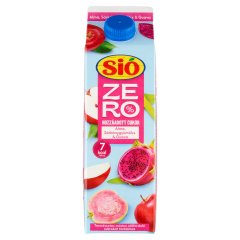 Sió Zero% hozzáadott cukor alma-sárkánygyümölcs-guava gyümölcsital 1 l