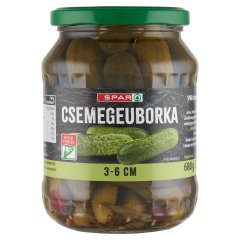 SPAR csemegeuborka 3-6 cm 680 g