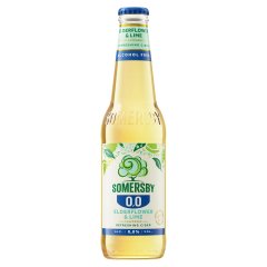 Somersby Elderflower & Lime alkoholmentes szénsavas ital bodzavirág és lime ízesítéssel 0,0% 330 ml