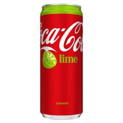 Coca-Cola Lime cola- és limeízű szénsavas üdítőital 330 ml