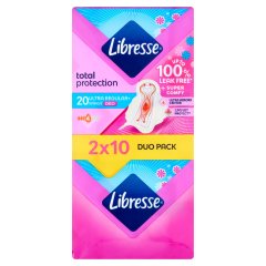 Libresse Ultra Regular+ Deo enyhén illatosított egészségügyi betét 20 db