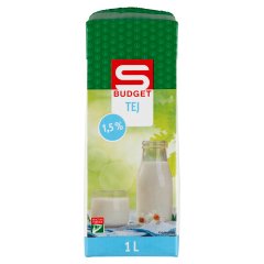 S-Budget UHT zsírszegény tej 1,5% 1 l