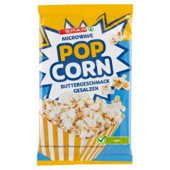 SPAR Pop Corn mikrohullámú sütőben készíthető, vajas ízű, sózott pattogatni való kukorica 100 g