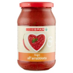 DESPAR arrabiata csípős paradicsommártás 400 g