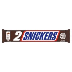 Snickers karamellás földimogyorós krémes szelet földimogyoró darabokkal 2 x 37,5 g (75 g)