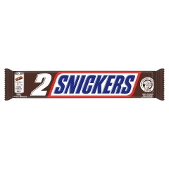 Snickers karamellás földimogyorós krémes szelet földimogyoró darabokkal 2 x 37,5 g (75 g)