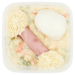 House Salad 1 db kaszinótojás + 1 db tormás sonkatekercs cukorral és édesítőszerekkel 200 g