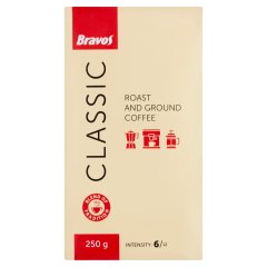 Bravos Classic őrölt, pörkölt kávé 250 g
