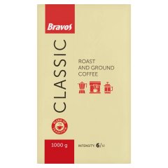 Bravos Classic őrölt, pörkölt kávé 1000 g