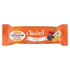 Cerbona gyümölcsös müzliszelet 20 g