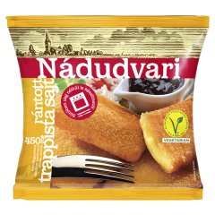 Nádudvari gyorsfagyasztott rántott trappista sajt 450 g