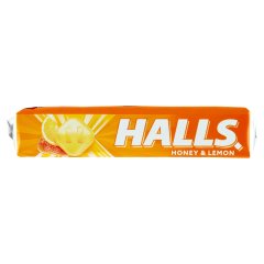 Halls citromízű, mézes, töltetlen keménycukorka 33,5 g