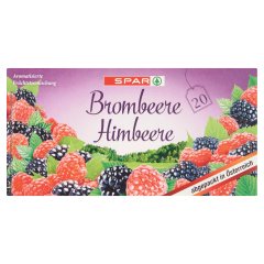 SPAR szeder és málna ízű aromásított filteres gyümölcstea 20 filter 60 g