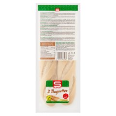 S-Budget elősütött bagett 2 x 150 g (300 g)