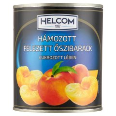 Helcom hámozott felezett őszibarack cukrozott lében 820 g