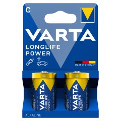 Varta Longlife Power C LR14 1,5 V nagy teljesítményű alkáli elem 2 db