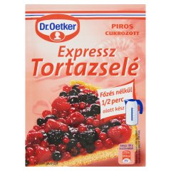 Dr. Oetker piros expressz tortazselé 50 g