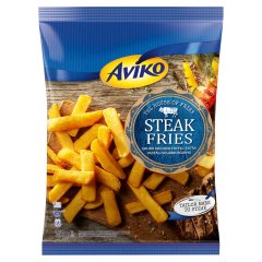 Aviko Steak Fries elősütött és gyorsfagyasztott, extra vastag hasábburgonya 750 g