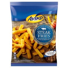 Aviko Steak Fries elősütött és gyorsfagyasztott, extra vastag hasábburgonya 750 g