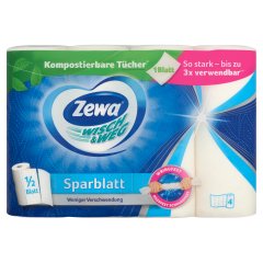 Zewa Wisch & Weg Sparblatt háztartási papírtörlő 2 rétegű 4 tekercs