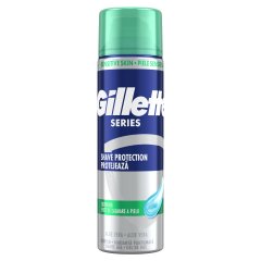 Gillette Series Nyugtató Hatású Borotvazselé Aloe Verával, 200ml