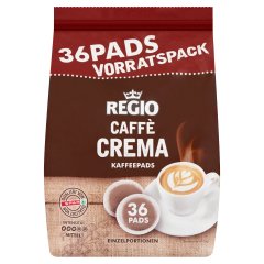 REGIO Caffè Crema őrölt pörkölt kávé 36 kávépárna 252 g